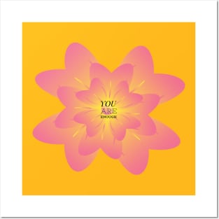 You are enough Posters and Art